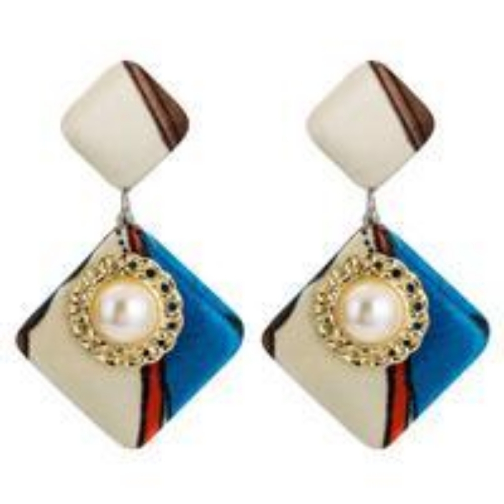 Multicolor Goemetric Earing